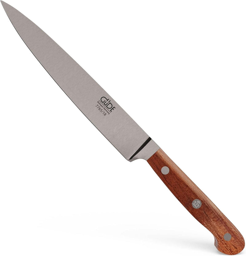 Güde Franz Güde Series - 7" Forged Double Bolster Flexible Fillet Knife, Plum Wood Handle