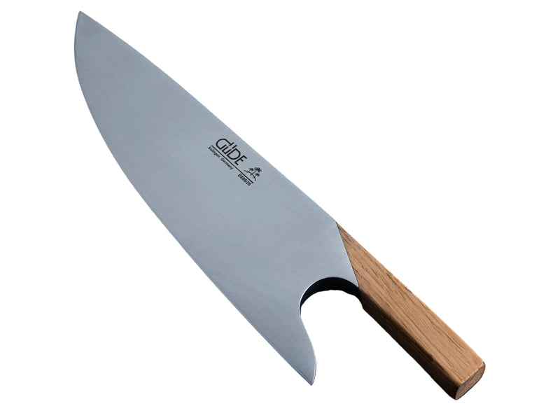 Güde THE KNIFE Series - 10" Forged Multi-Use Chef's Knife, Oak Wood Handle, Present Box
