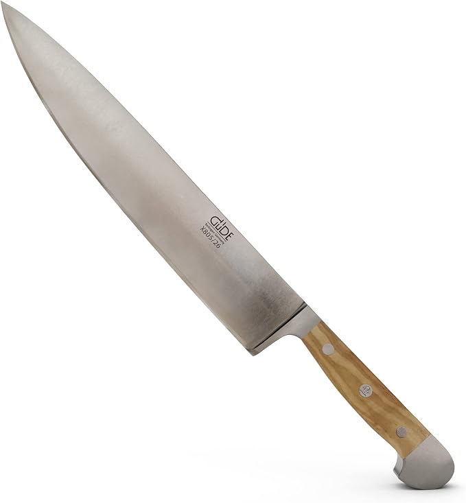 Güde Alpha Olive Series - 10" Forged Double Bolster Chef's Knife, Olive Wood Handle