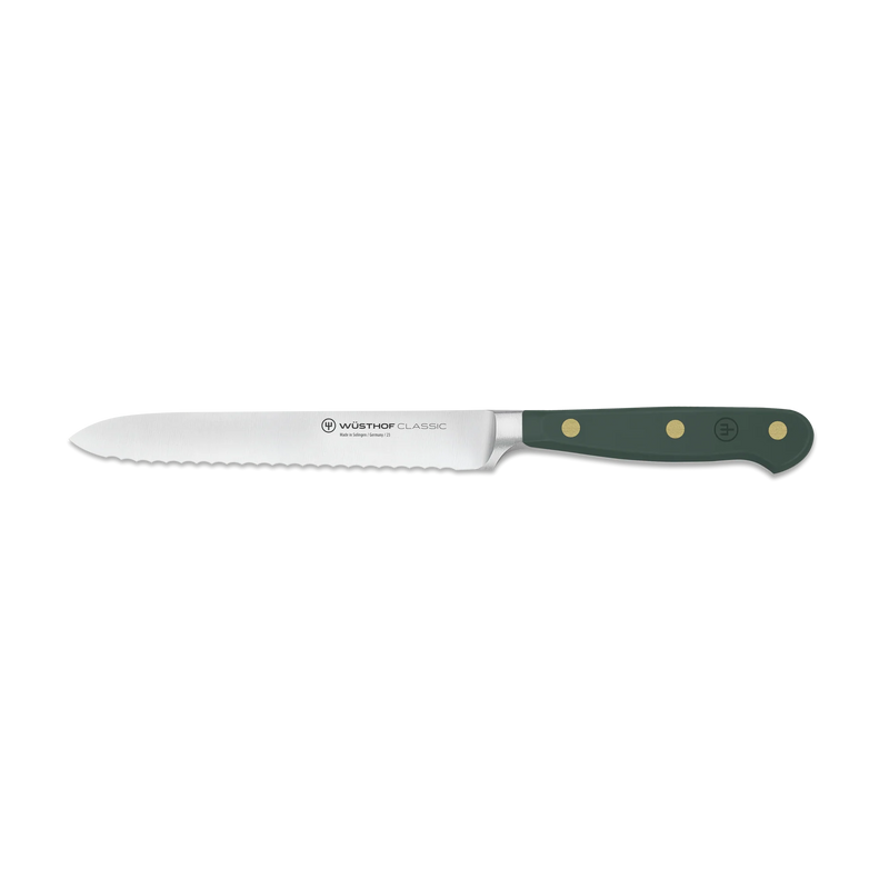 Wusthof Classic Fresh Rosemary - 5" Serrated Utility Knife