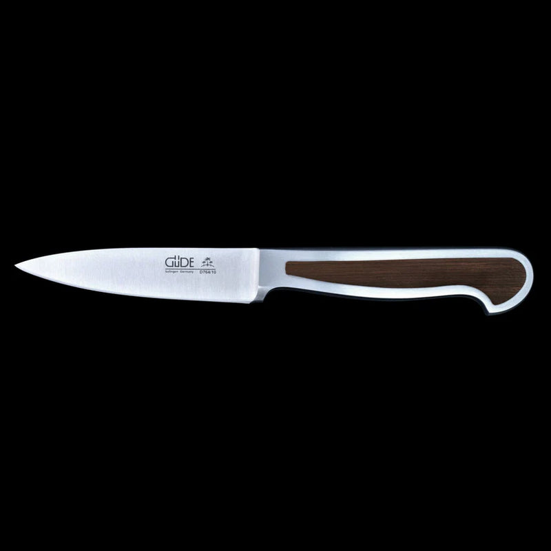 Güde Delta Series - 4" Forged Double Bolster Paring Knife, African Blackwood Handle