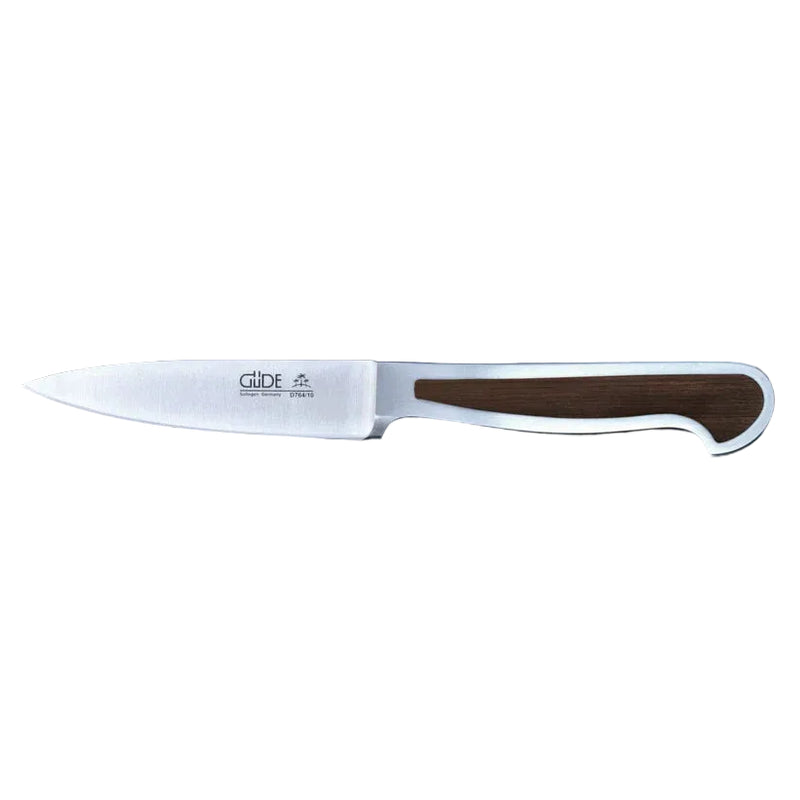 Güde Delta Series - 4" Forged Double Bolster Paring Knife, African Blackwood Handle