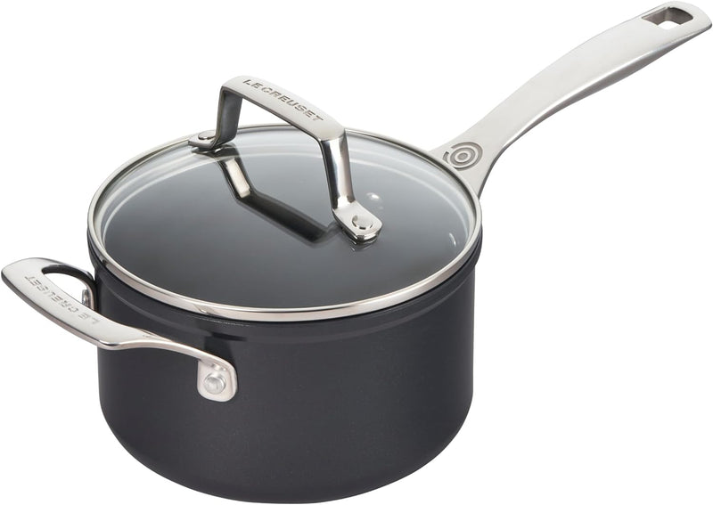 Le Creuset 2 Qt. Essential Non-Stick Ceramic Saucepan w/Glass Lid