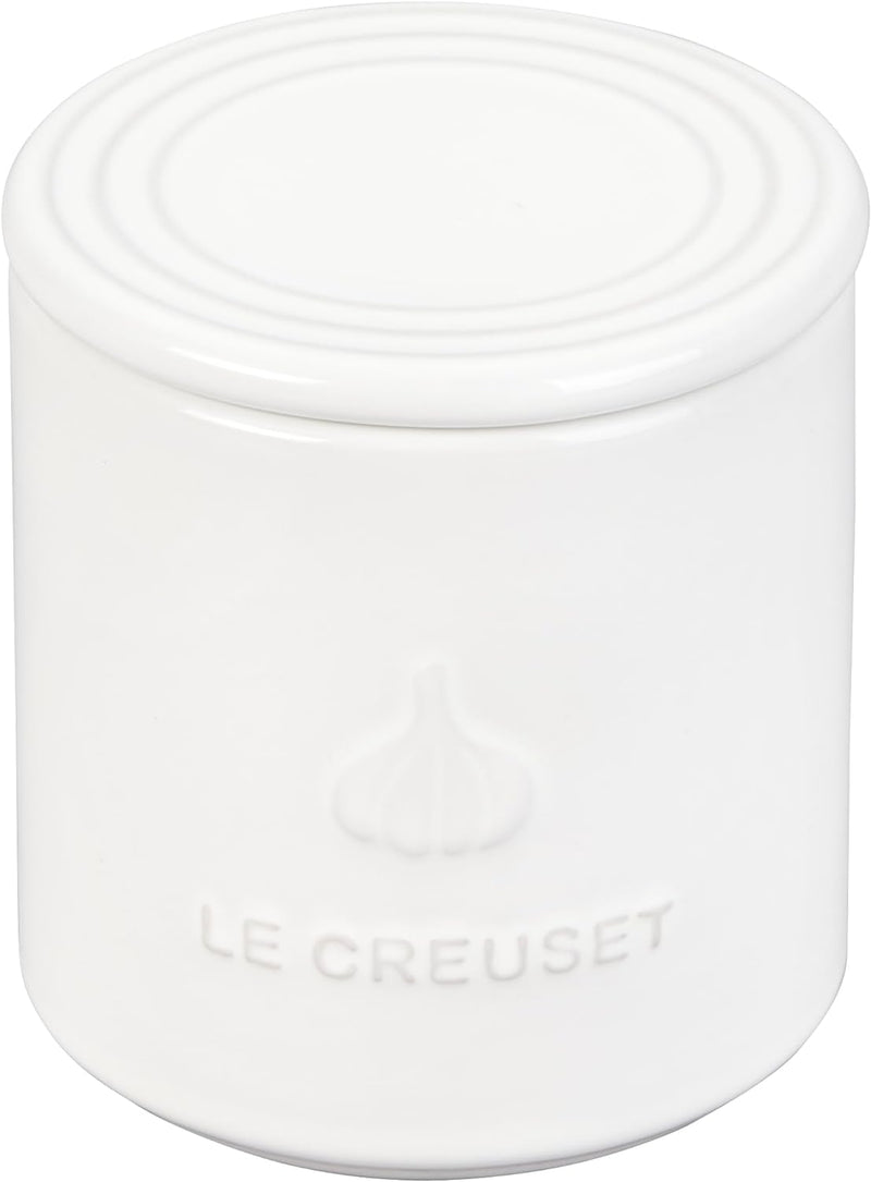 Le Creuset 14 oz. Signature Garlic Keeper - White