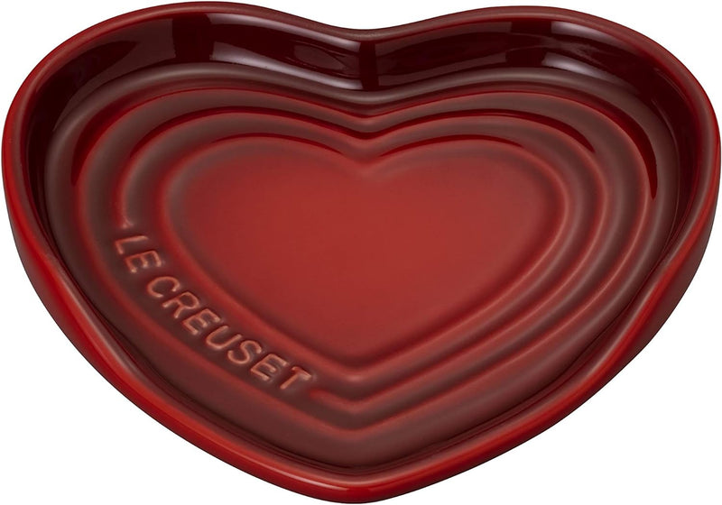 Le Creuset 5" Heart Spoon Rest - Cerise