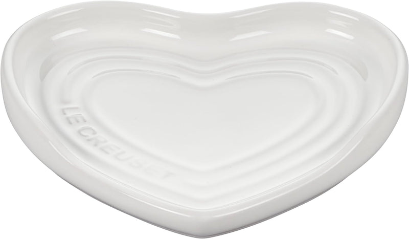 Le Creuset 5" Heart Spoon Rest - White
