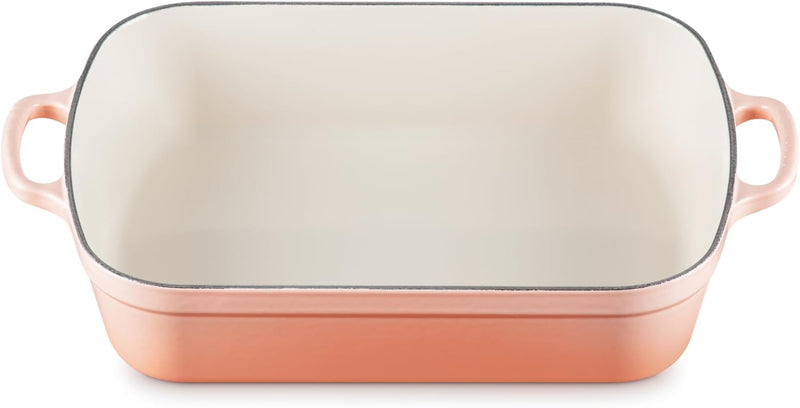 Le Creuset 5 1/4 Qt. (10" x 15 3/4") Signature Rectangular Roaster - Peche