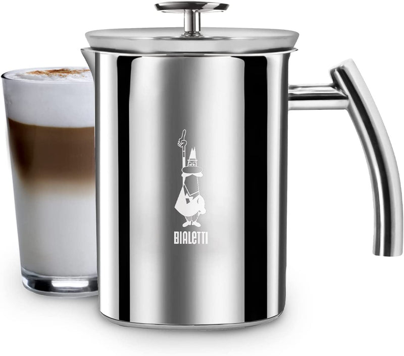 Bialetti Cappuccino Milk Frother Stainless Steel Induction