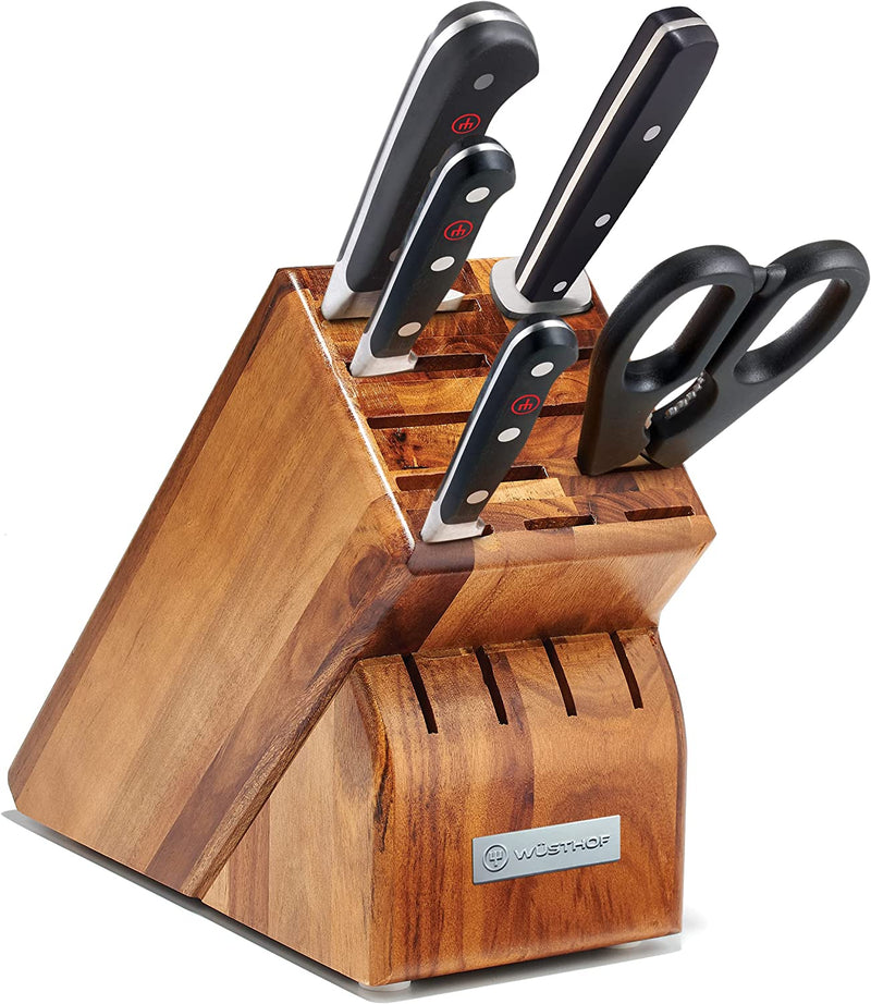 Wusthof Classic - 6 Pc. Starter Knife Block Set, Acacia