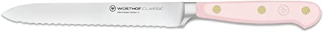 Wusthof Classic Pink Himalayan Salt - 5" Serrated Utility Knife- Personalized Engraving Available