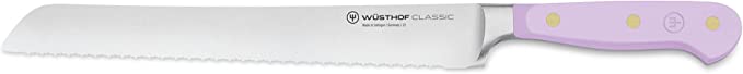 Wusthof Classic Purple Yam - 9" Double Serrated Bread Knife- Personalized Engraving Available