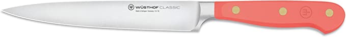 Wusthof Classic Coral Peach - 6" Utility Knife- Personalized Engraving Available