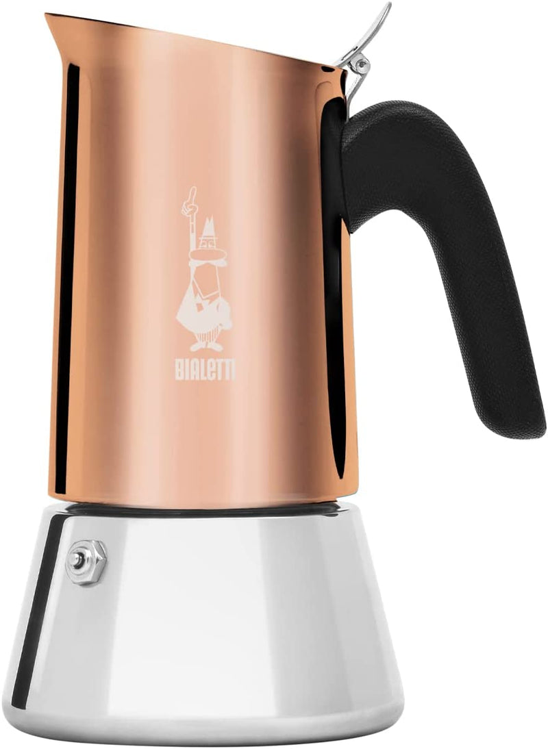 Bialetti Venus Induction Stovetop Espresso Maker 4 Cups - Copper