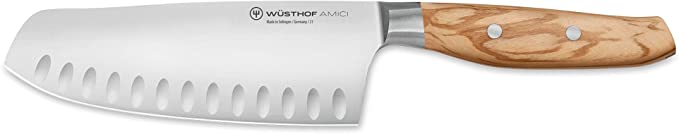 Wusthof Amici - 7" Santoku Knife w/Hollow Edge