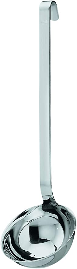 Rosle Stainless Steel Hook Handle Ladle with Pouring Rim - 3.1"