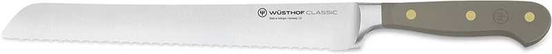 Wusthof Classic Velvet Oyster - 9" Double Serrated Bread Knife- Personalized Engraving Available