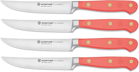 Wusthof Classic Coral Peach - 4 Pc. Steak Knife Set