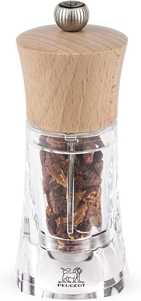 Peugeot Oleron Chili Pepper Mill Acrylic/Wood Natural - 14cm/5"