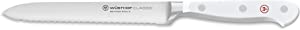 Wusthof Classic White - 5" Serrated Utility Knife