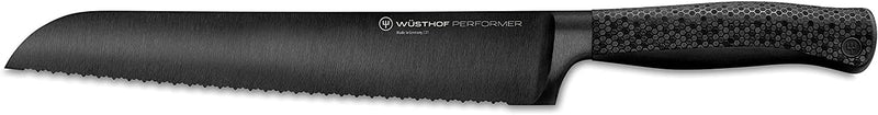Wusthof Performer Black - 9" Double Serrated Bread Knife