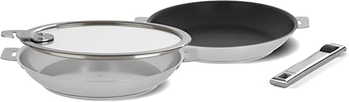 Cristel Strate - 4 Pc. Stainless Steel Frying Pan Set