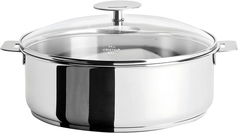 Cristel Casteline - 7 Qt. Saute Pan plus Lid