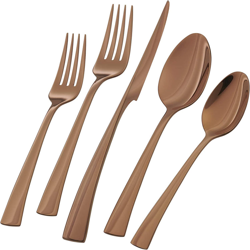 Henckels Zwilling Bellasera Rose Gold 20 Pc. 18/10 Stainless Steel Flatware Set