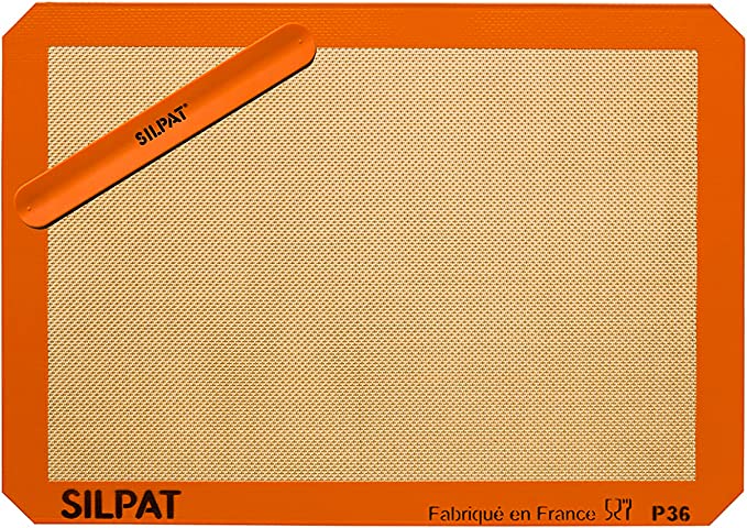 Silpat US Half Size Baking Mat & Silband - 11 5/8" x 16 1/2"