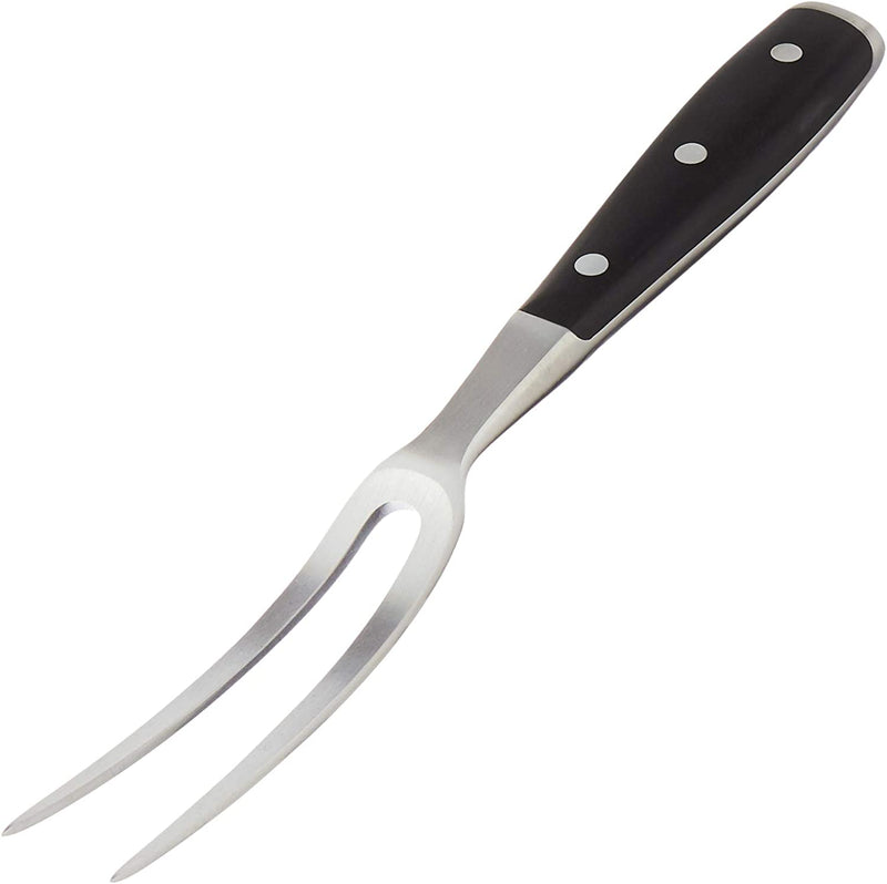 Wusthof Classic Ikon - 6" Curved Meat Fork, Double Bolster
