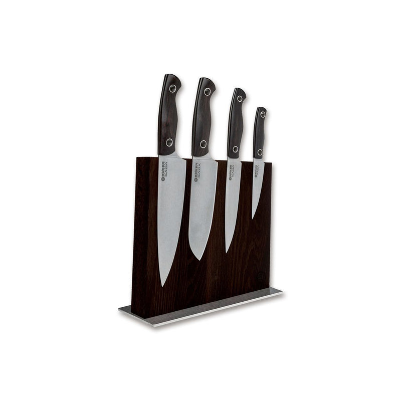 Boker Saga 5-Pc Knife Block Set - Grenadill Wood