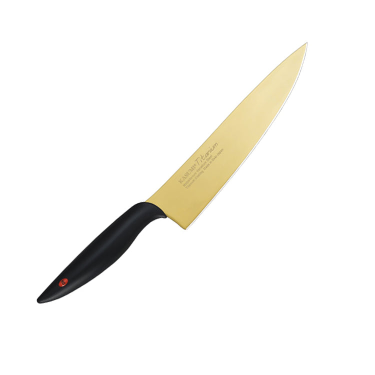 Chroma Kasumi Titanium: 7 3/4" Chef Knife - Gold