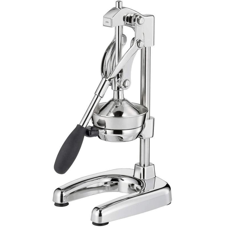 Cilio Commercial Grade Citrus Press -  Silver Polished