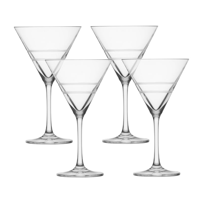 Crafthouse 9.9oz (.29L) SZ Tritan Martini Glass - Set of 4