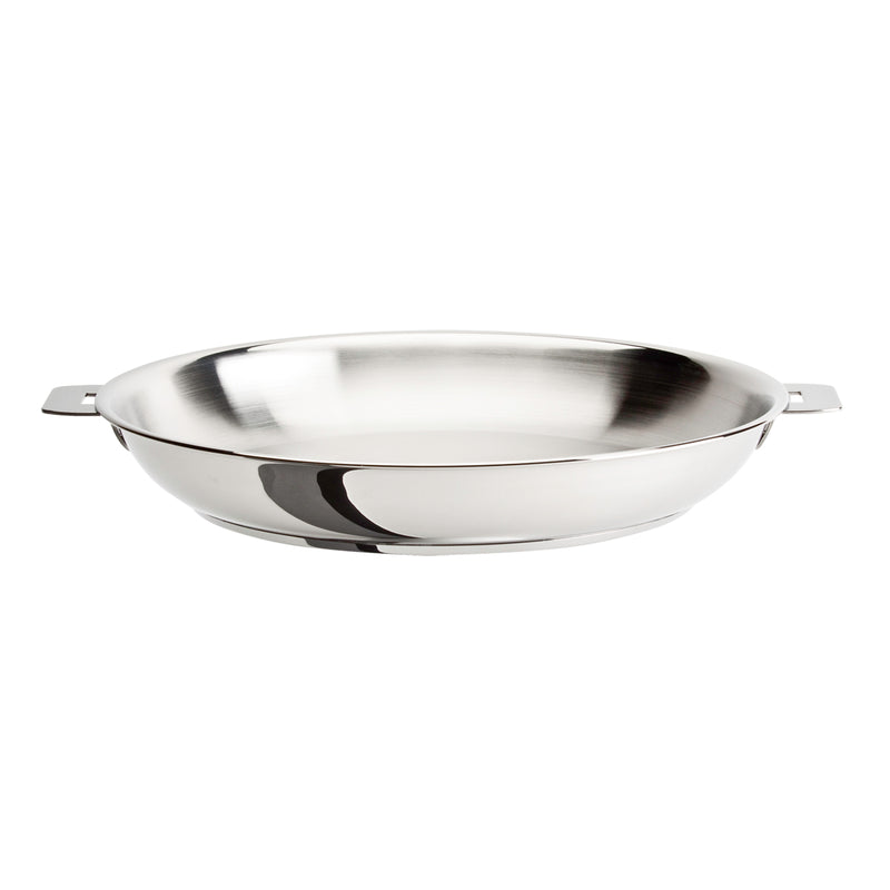 Cristel Casteline Removable Handle - 12" Stainless Steel Frying Pan