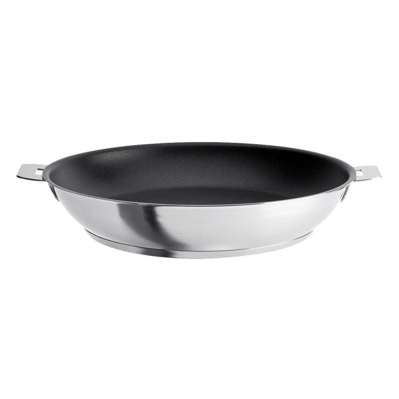 Cristel Strate Removable Handle - 11" Non-Stick Deep Frying Pan