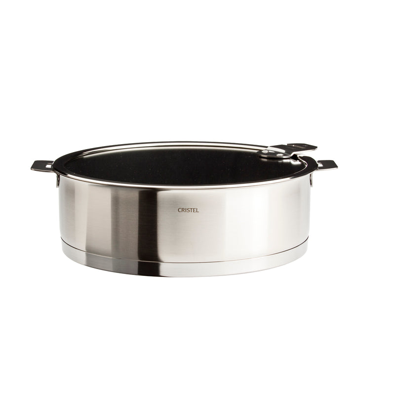 Cristel Strate Removable Handle - 3.5 Qt Non-Stick Saute Pan w/Lid