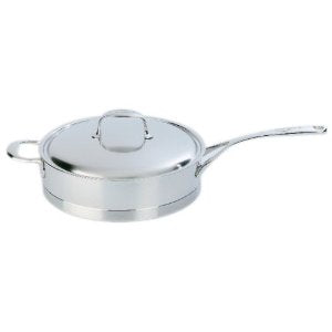 Demeyere Atlantis - 2.6 Qt Stainless Steel Low Sautepan with Lid