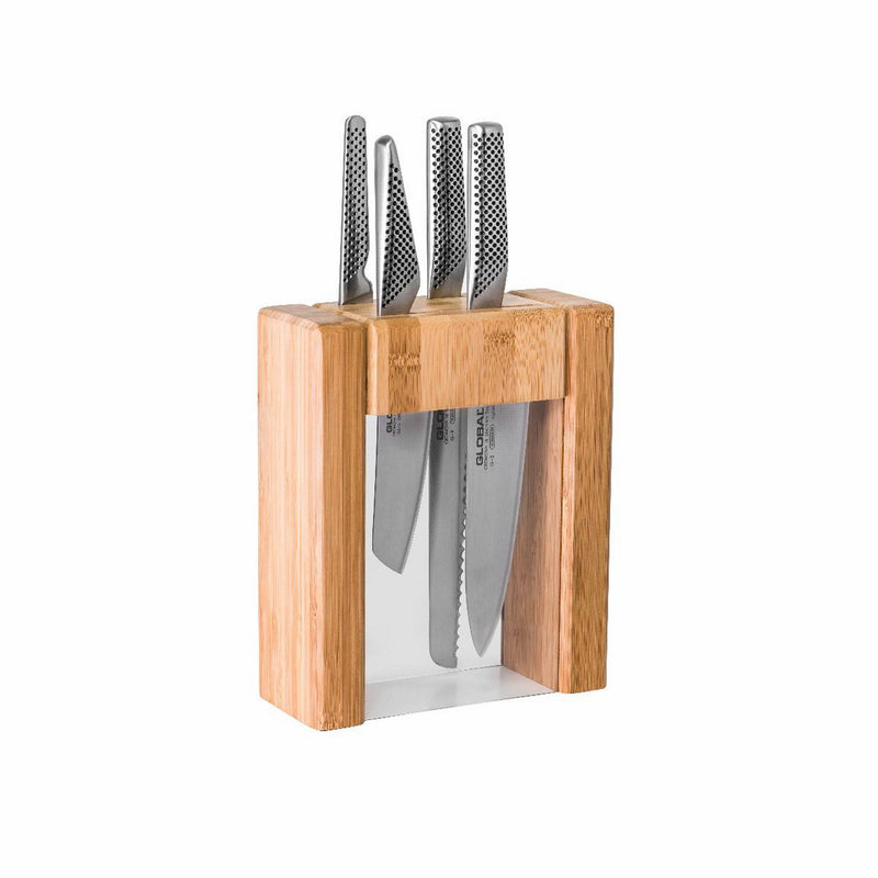 Global G-79629AU - 5 Pc. Ikasu (Teikoku) Knife Block Set