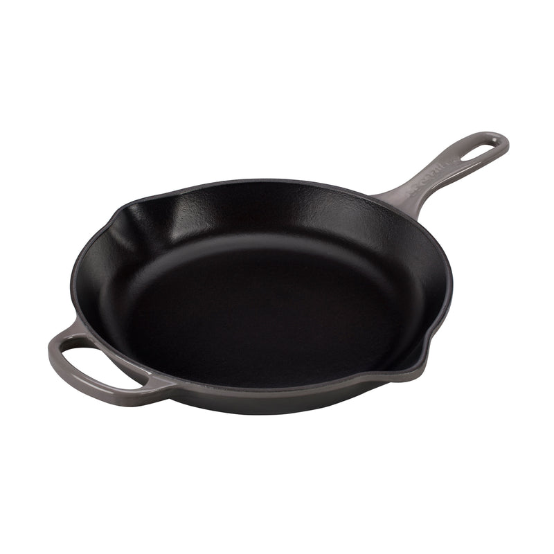 Le Creuset 10 1/4" (1 3/4 Qt.) Signature Iron Handle Skillet - Oyster