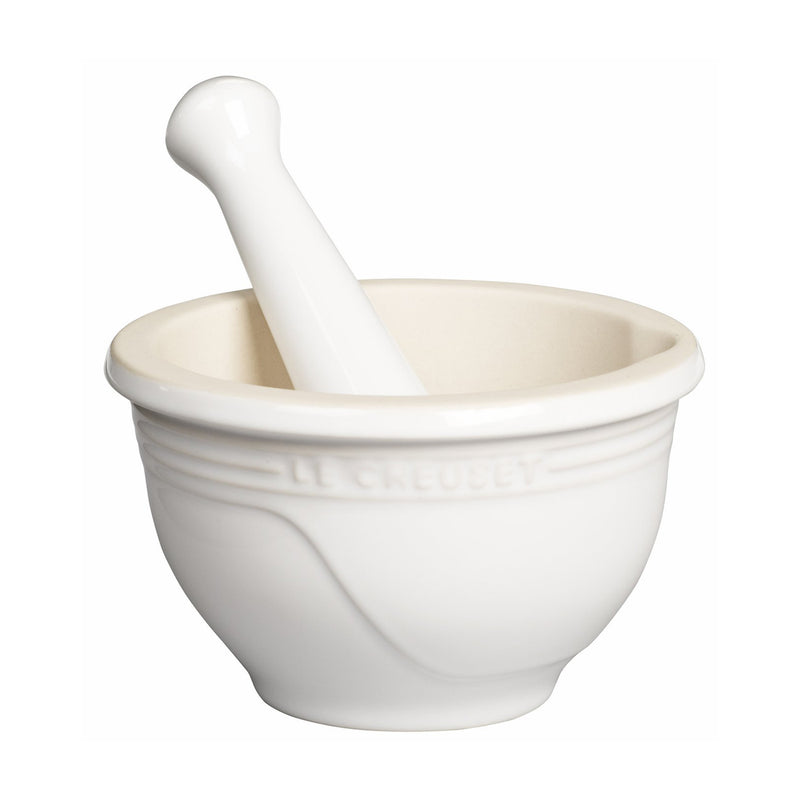 Le Creuset 10 oz. Mortar & Pestle - White