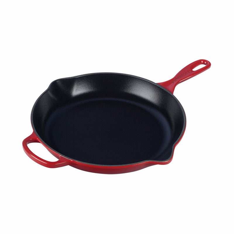 Le Creuset 11 3/4" (2 3/8 Qt.) Signature Iron Handle Skillet - Cherry