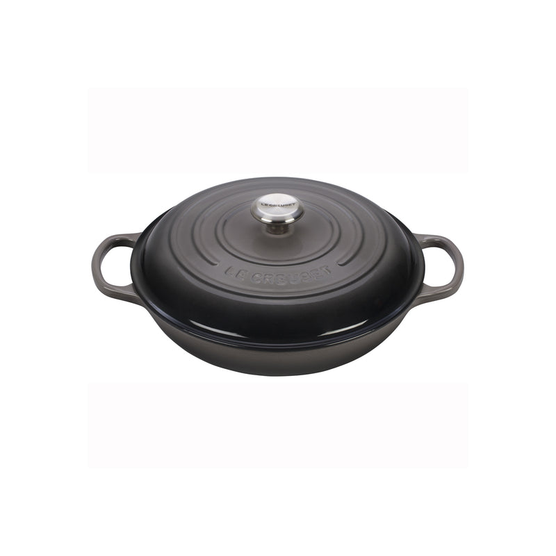 Le Creuset 3 3/4 Qt. Signature Braiser - Oyster