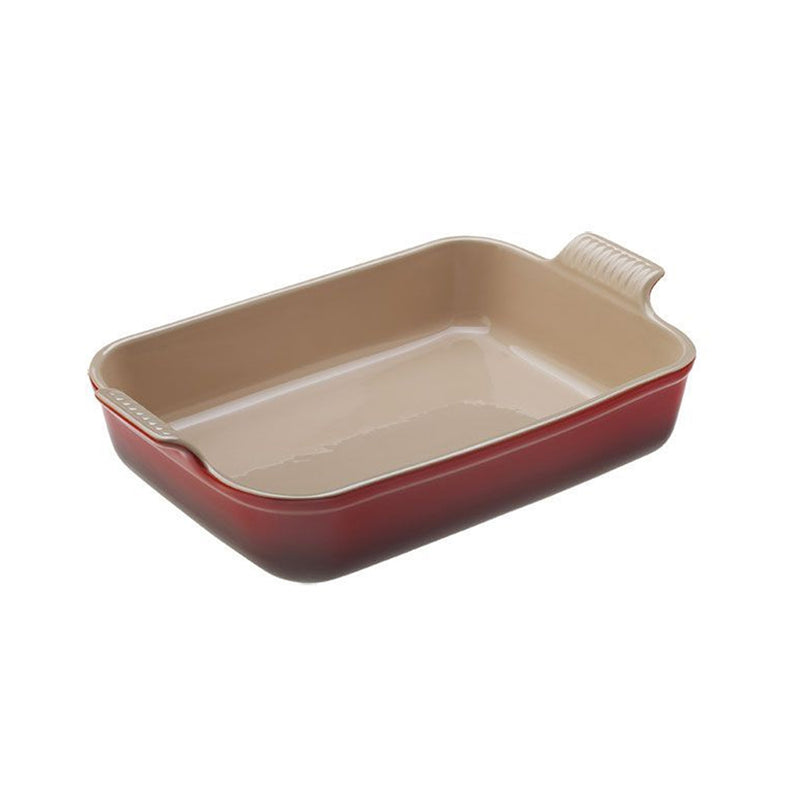 Le Creuset 4 Qt. (12" x 9") Heritage Rectangular Dish - Cherry