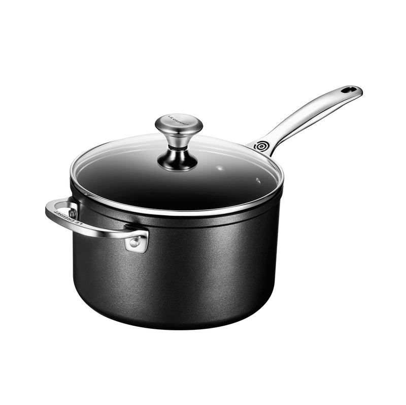 Le Creuset 4 Qt. Saucepan w/Glass Lid - Toughened Nonstick PRO