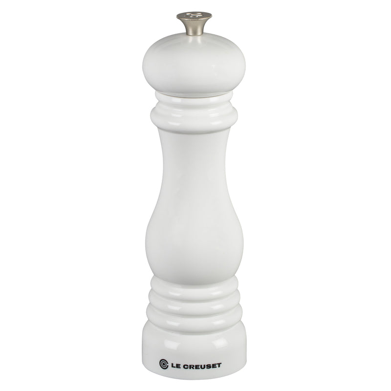 Le Creuset 8" x 2 1/2" Pepper Mill - White