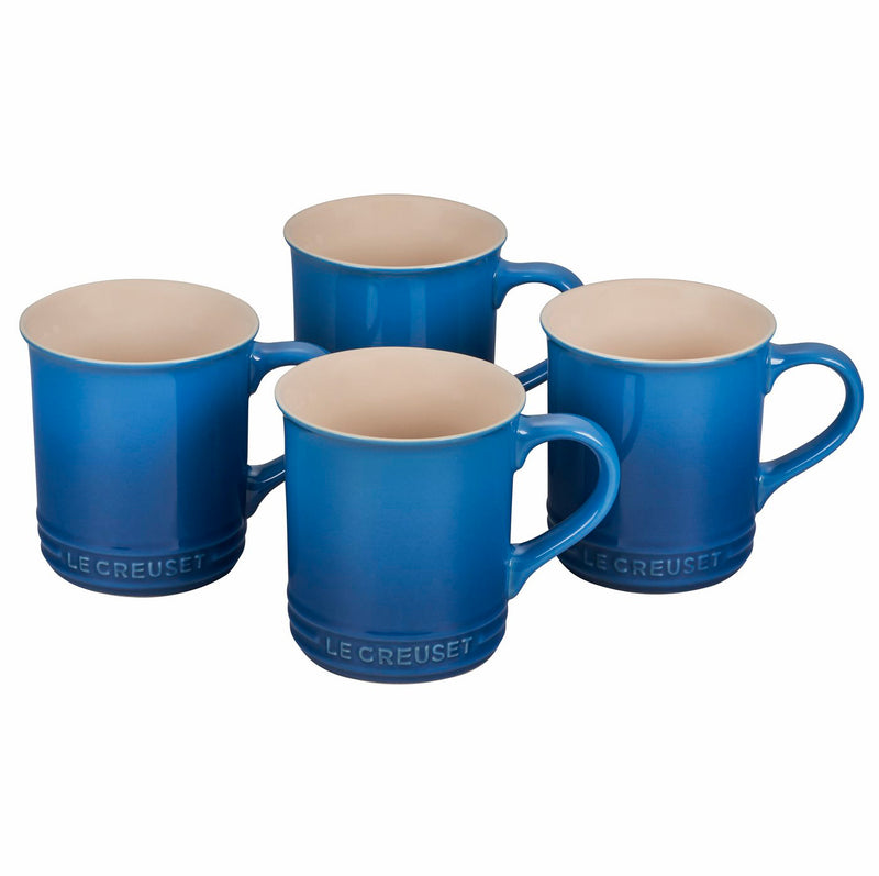 Le Creuset Set of 4 - 14 oz. Mugs - Marseille