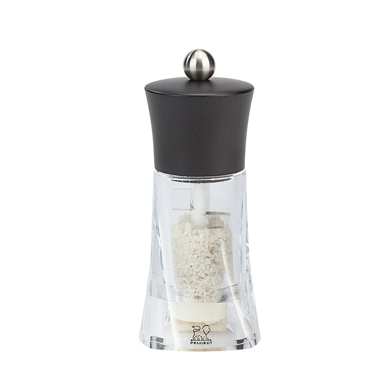 Peugeot Oléron Chocolate Acrylic Wet Salt Mill - 14cm/5.5"