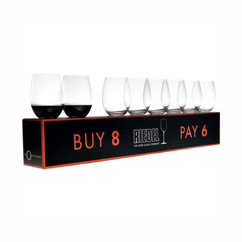Riedel O Cabernet/Merlot Buy 8 Pay 6 Glasses - Set of 8