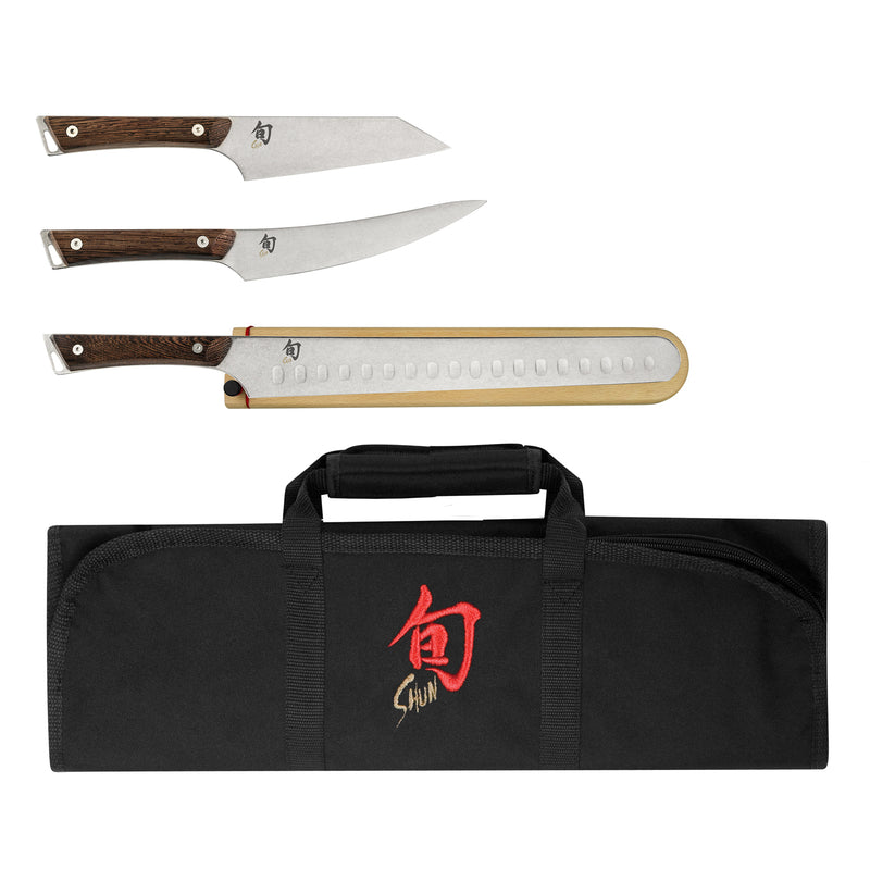 Shun Kanso 4 Piece BBQ Knife Set