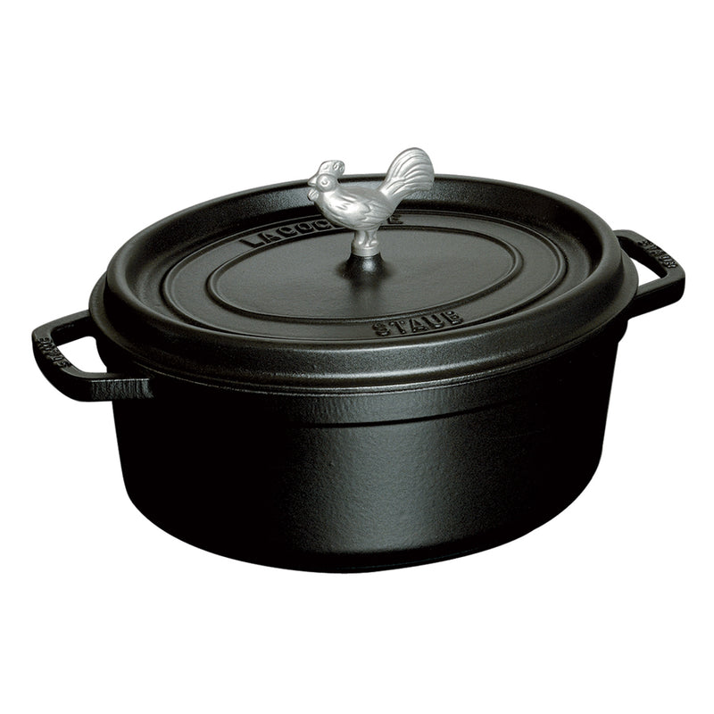 Staub Coq au Vin Cocotte - 5.75Qt - Black Matte